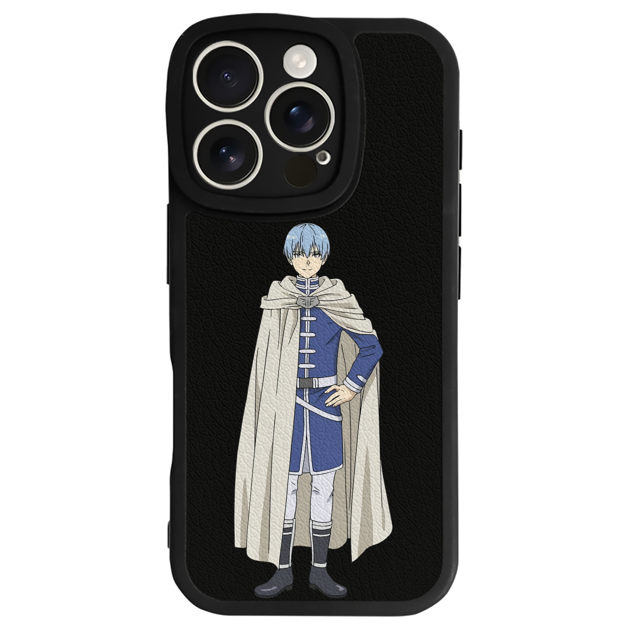 （画像用） 葬送のフリーレン Frieren 【iPhone 16シリーズ対応】シリコンスマホケース（レザー調） 材質：シリコン